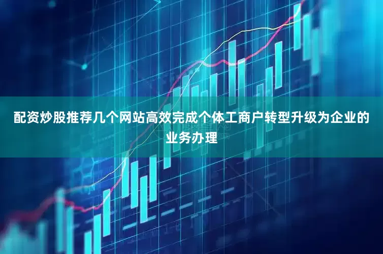 配资炒股推荐几个网站高效完成个体工商户转型升级为企业的业务办理