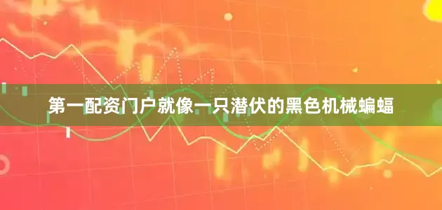 第一配资门户就像一只潜伏的黑色机械蝙蝠
